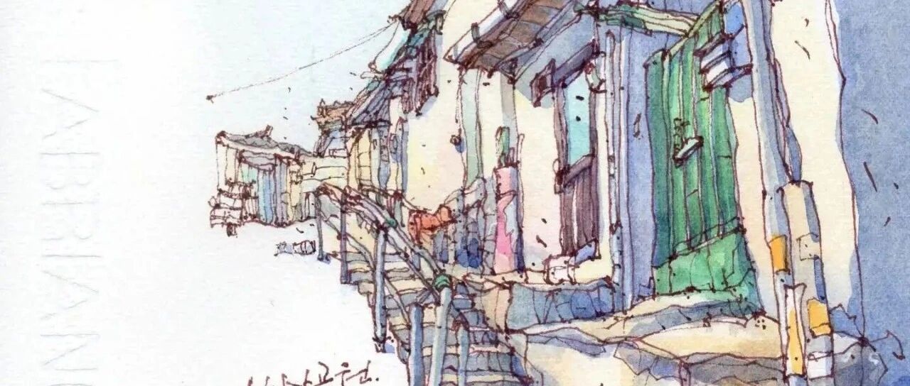 From seeing the painting, let the painting "live in seconds"! This sketch composition and color are perfect, I can't bear to miss it