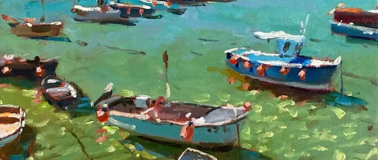 The 56-year-old man loves outdoor oil painting, and his brushstrokes and texture are unique! He: The more "stubborn" he is, the more like a painting